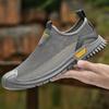 Fashion Lightweight Mens Casual Shoes Breathable Male Casual Sneakers Anti-slip Men's Slip on Flats Outdoor Mesh Walking Shoes Loafers