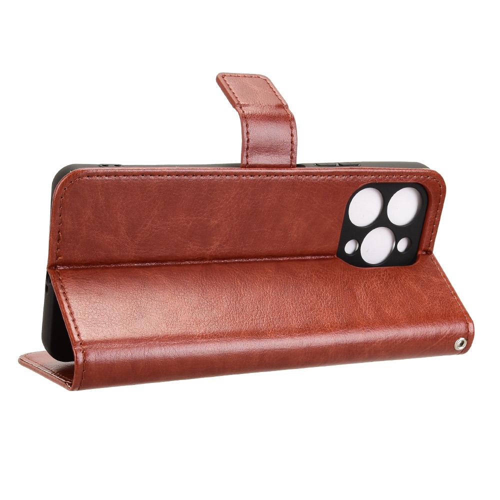 For Doogee Note 58 Pro/Note 58 Case Crazy Horse Texture PU Leather Phone Wallet Cover