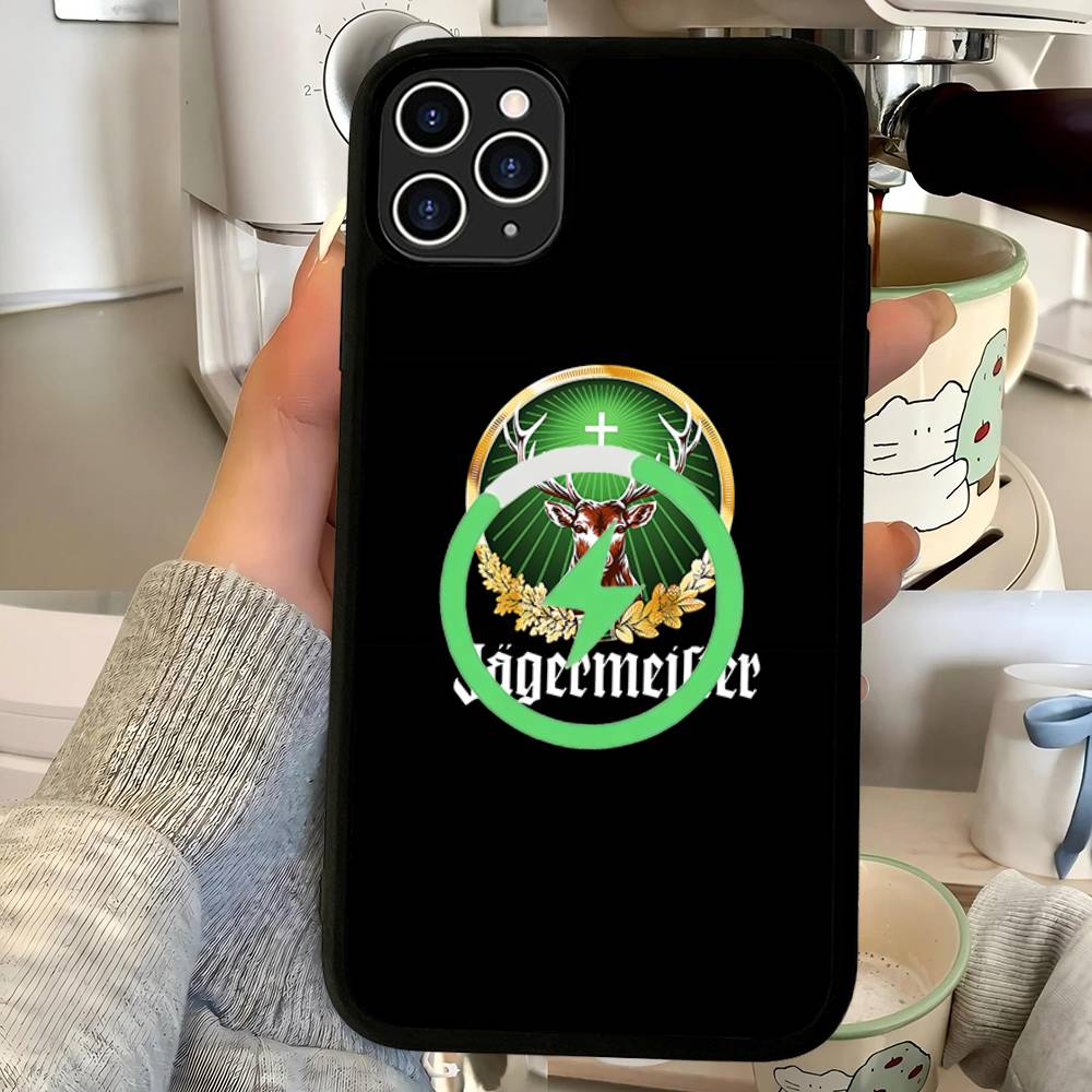Hi J-Jagermeister Logo Magnetic Wireless Phone Case For IPhone 17 16 15 14 13 12 11 Pro Max Plus Mag Phone Cover