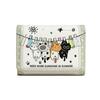 High Quality Triple Fold Short Wallets Small PU Leather Coin Purse Cute Cat Buckle Card Bags Girls Student