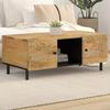 VidaXL Coffee Table, Side Table with Legs and Door, End Table with Storage, Living Room Furniture, Wood of 356903