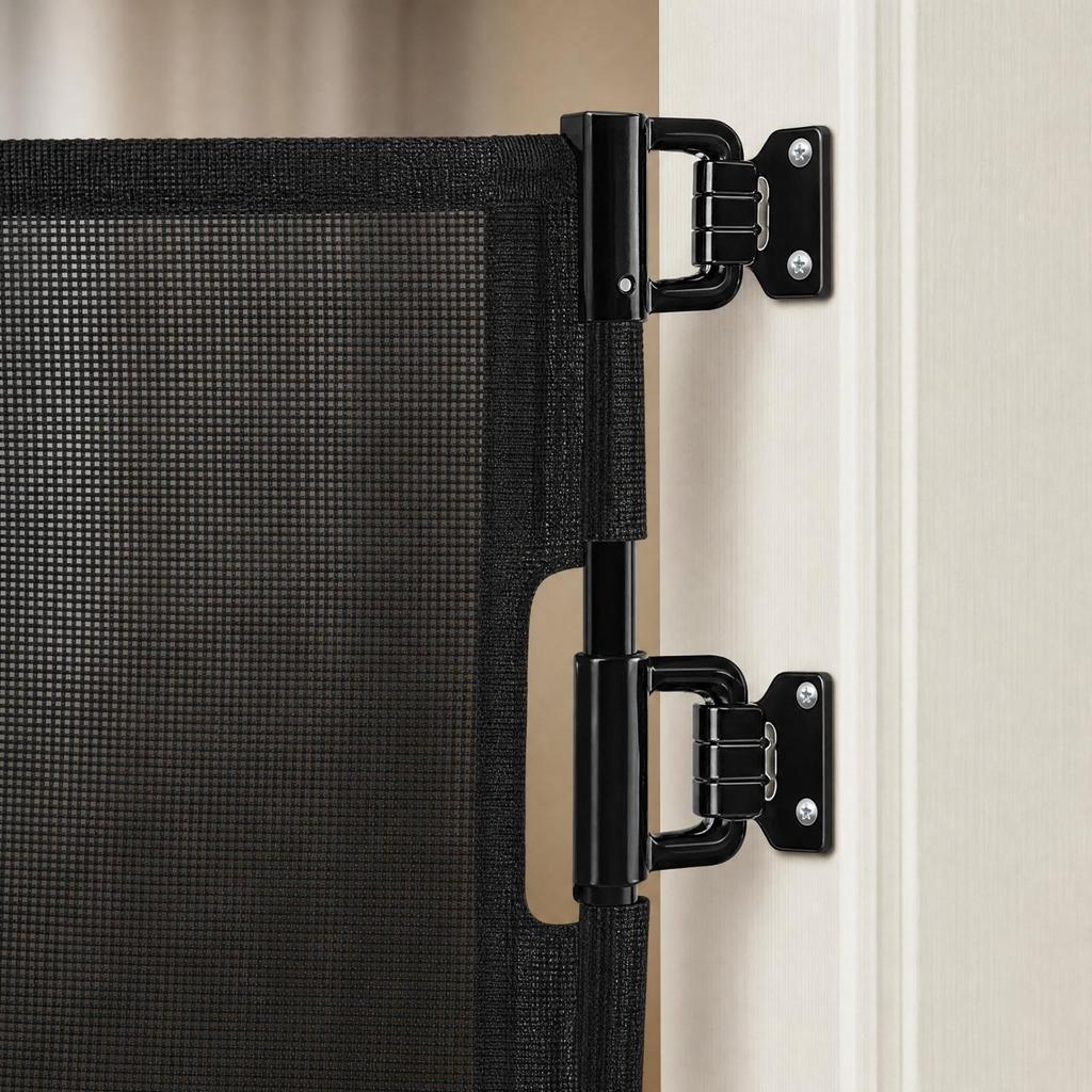 Retractable Mesh Pet Gate Slim for Stairs, Kitchens