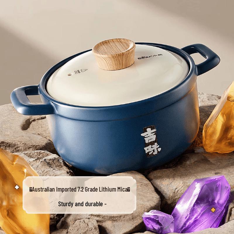 Bear 2.5L Clay Pot Casserole Dish