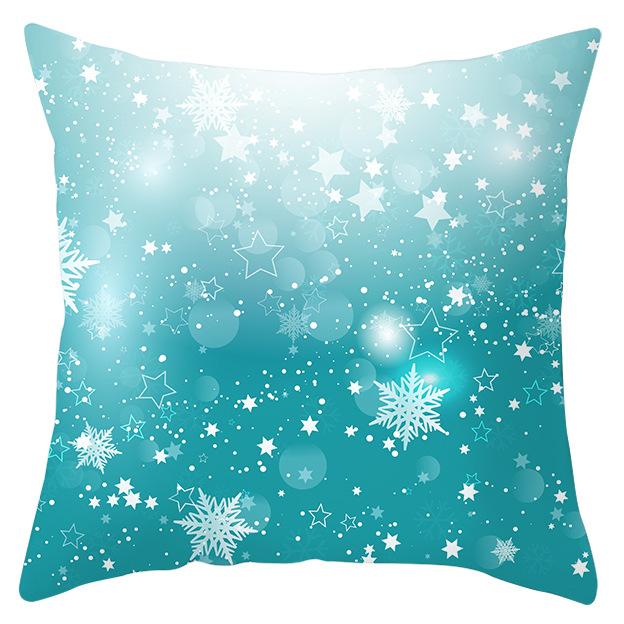 Christmas Snow Scene Series Pillowcases Home Sofa Pillowcase Car Cushion Covers Home Use