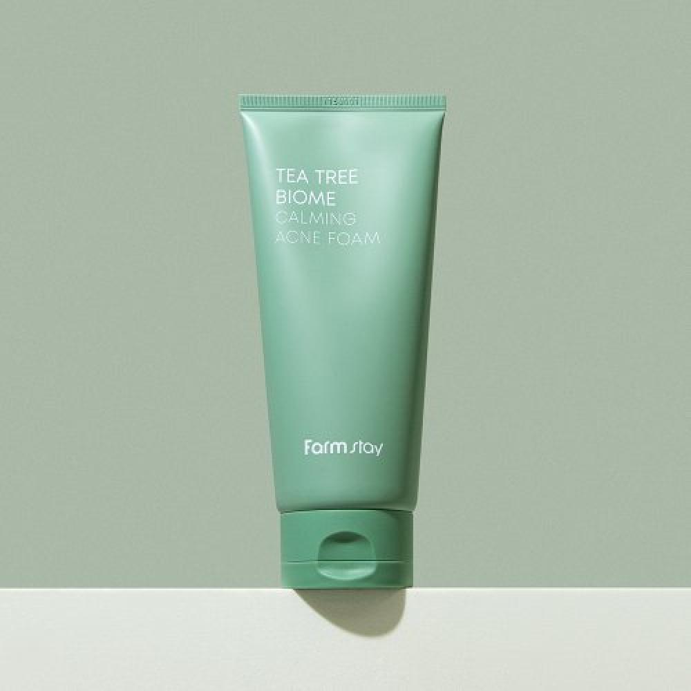 Farmstay Tea Tree Biome Calming Acne Foam 180ml NONE
