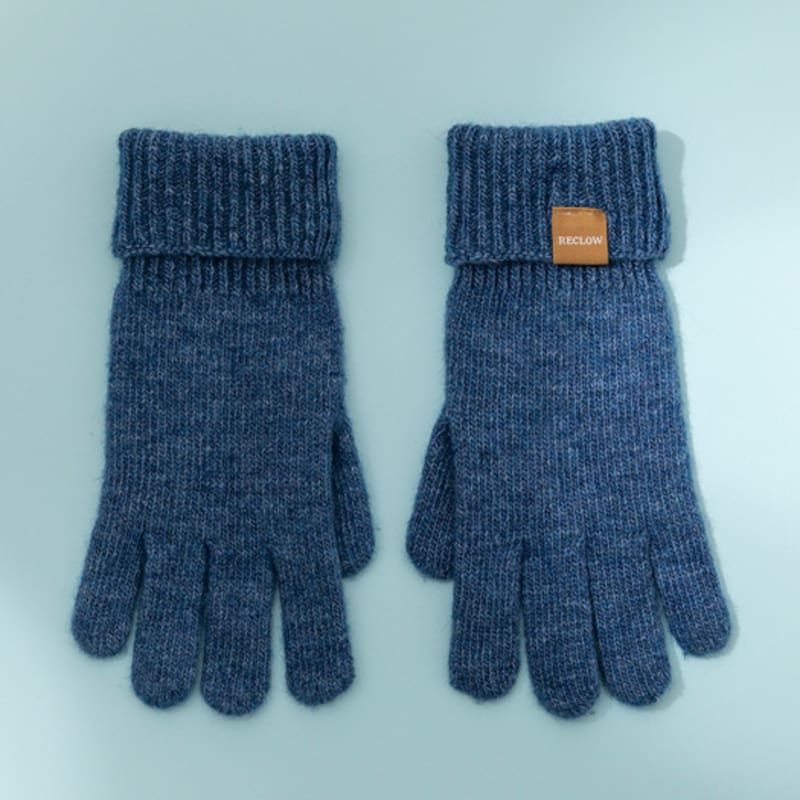 RECLOW RECLOW Plain Long Gloves Blue