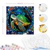 Rámová malba podle čísel pro dospělé Stavebnice Želva Zvířátka Obrázek podle čísel Kreativní koníčky Pro domácí dekorace 40x40