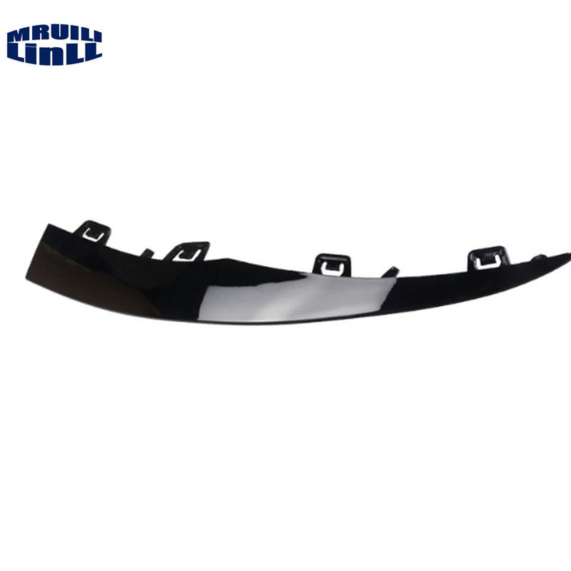 Front Bumper Trim Strip Chrome Moulding Bright Black 2058858902 2058859002 2058859102 For Mercedes Benz C -Class W205