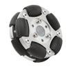 60mm Robot Omni Wheel Aluminium Alloy 360 Degree Rotation Robot Omni Wheel Replacement for Upgrade