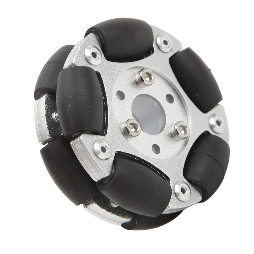 60mm Robot Omni Wheel Aluminium Alloy 360 Degree Rotation Robot Omni Wheel Replacement for Upgrade