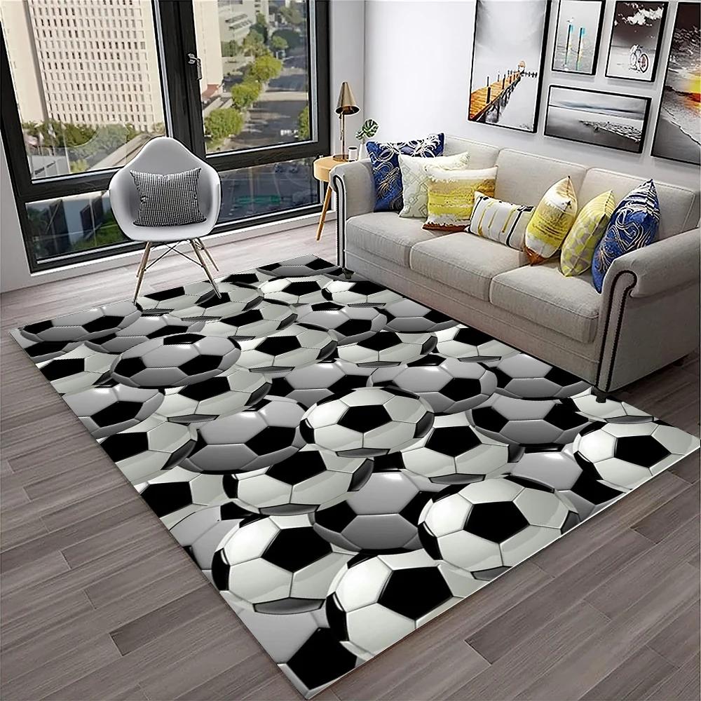 Dywanik dywan na boisko do piłki nożnej do domu salon sypialnia pokój zabaw sofa wycieraczka dekoracja, dywanik do strefy gier dla dzieci mata podłogowa antypoślizgowa
