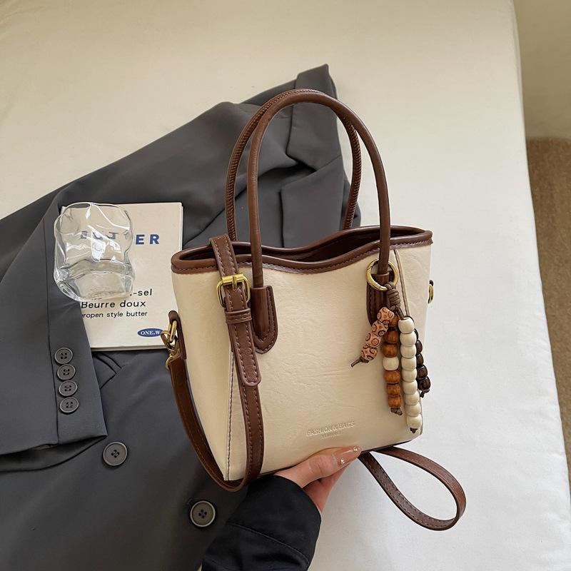 High-value Portable Bucket Bag Women's Winter New Casual Bag Popular Shoulder Bag Vintage Crossbody Bag