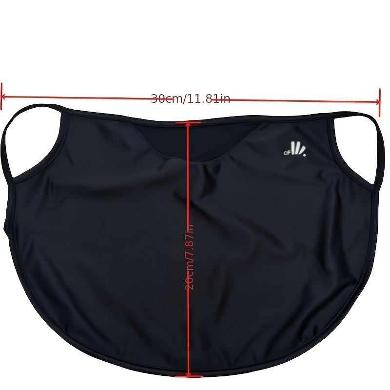 UV Protection Mask Ice Silk Breathable Sunshade Cycling Ear Loop Unisex UV Protection Hiking Running Fishing Golf Travel Mask