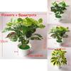 Pothos Evergreen Artificial Green Plant Pot With Realistic Foliage For Home Decor And Photography Props