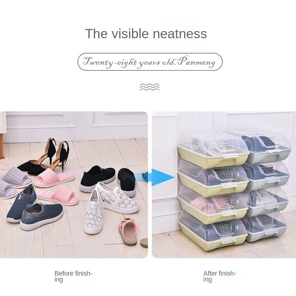 Dustproof Shoe Box Thickened Shoe Cabinet Space Saving Shoes Organizers  for Home