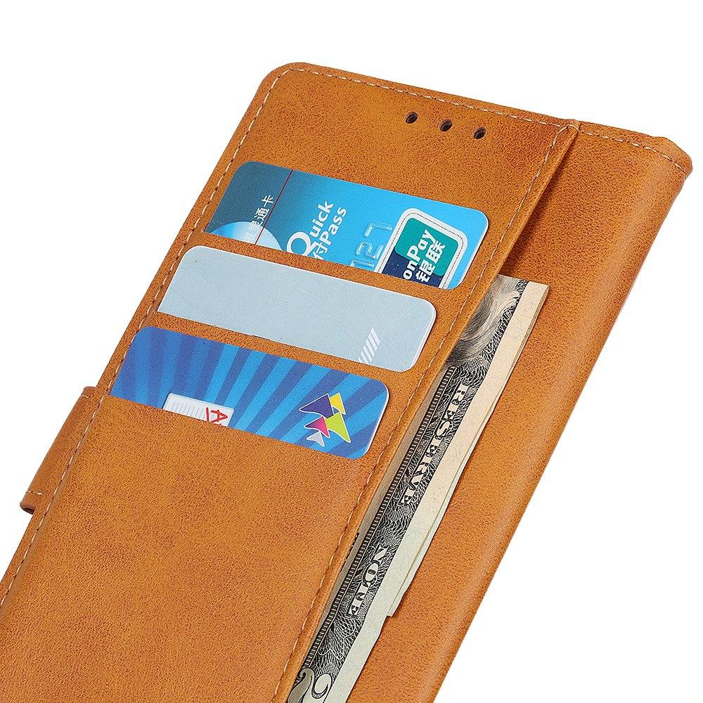 For Samsung Galaxy S25 Edge Wallet Case Cowhide Texture Leather Stand Phone Cover