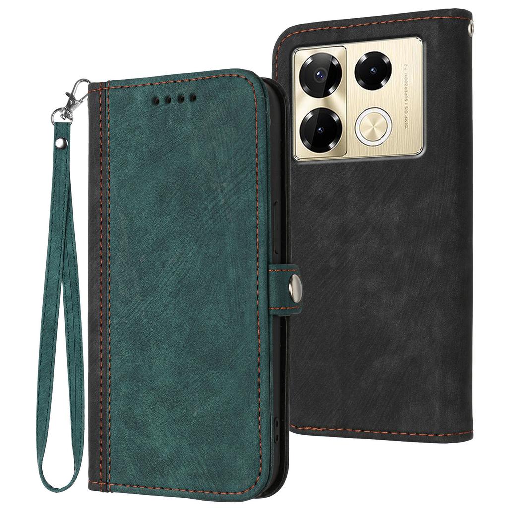 YX0020 For Infinix Note 40 Pro 4G/5G/Note 40 Pro+ Case Wallet PU Leather Phone Cover