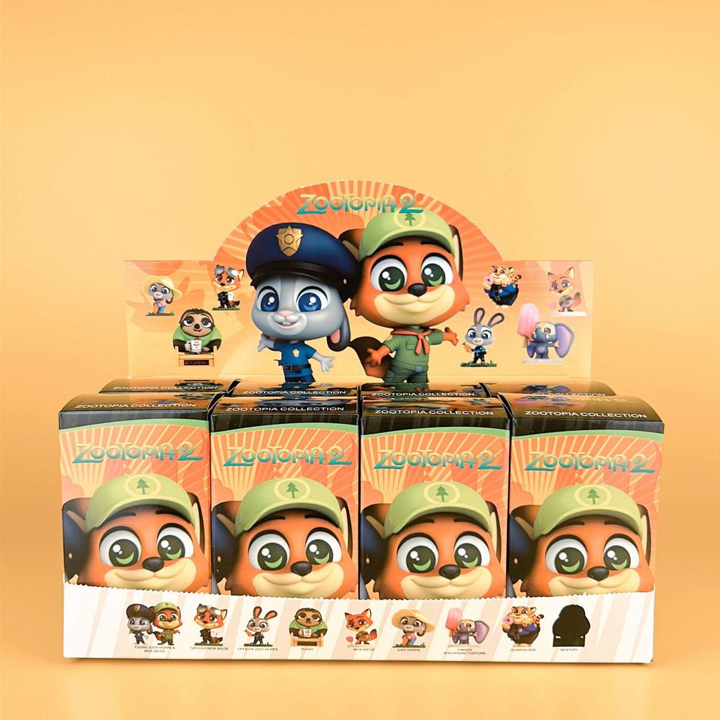 Zootopia Blind Box Figures: Judy the Rabbit & Nick the Fox Figurines