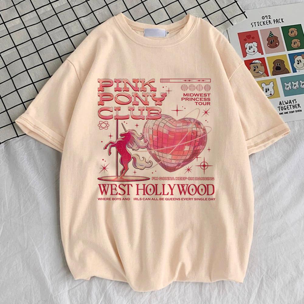 Chappell Roan T-Shirt Teenager Psychedelisch Punk Atmungsaktiv Bequem Retro T-Shirt Vintage Y2k Psychedelische Universität Grunge Punk