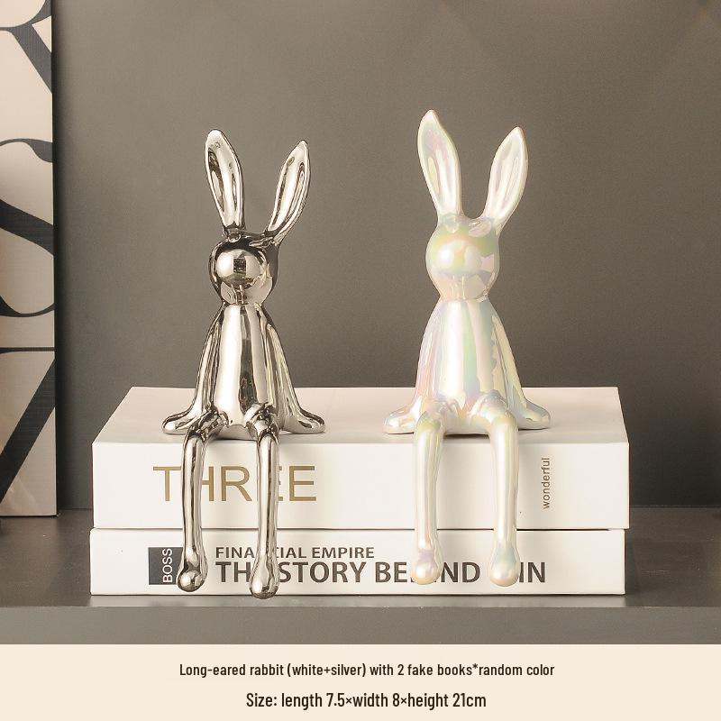 Dekoracja Jelenia Biała Porcelana Dekoracja Domu do Salonu lub Gabloty na Wino