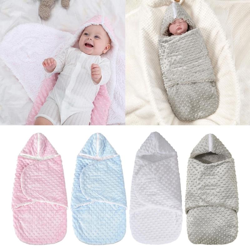 Babyschlafsäcke Wintersäcke Junge Mädchen Puckdecke Schlafsack Doppellagige Wickeldecke Baby-Essential