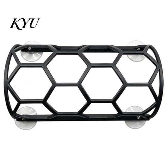 Non-toxic Reptile Supplies Honeycomb Climbing Shelf, Suction Cup Snake Tunnel Hide, Rest Platform Tank Accessories for Ball Python, Lizard,