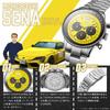 Angel Clover MF Ghost Collaboration Wristwatch Silver NTS44MFG-SU Men's
