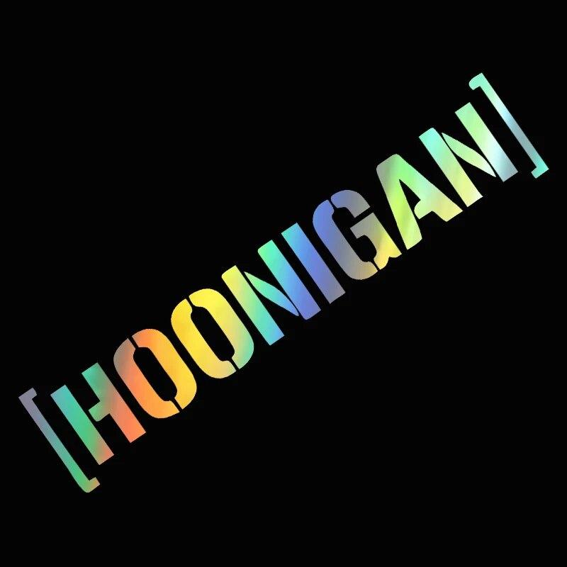 

Наклейки для салона автомобиля HOONIGAN fun, наклейки для автомобиля, мотоцикла, светоотражающие украшения, 2 шт.