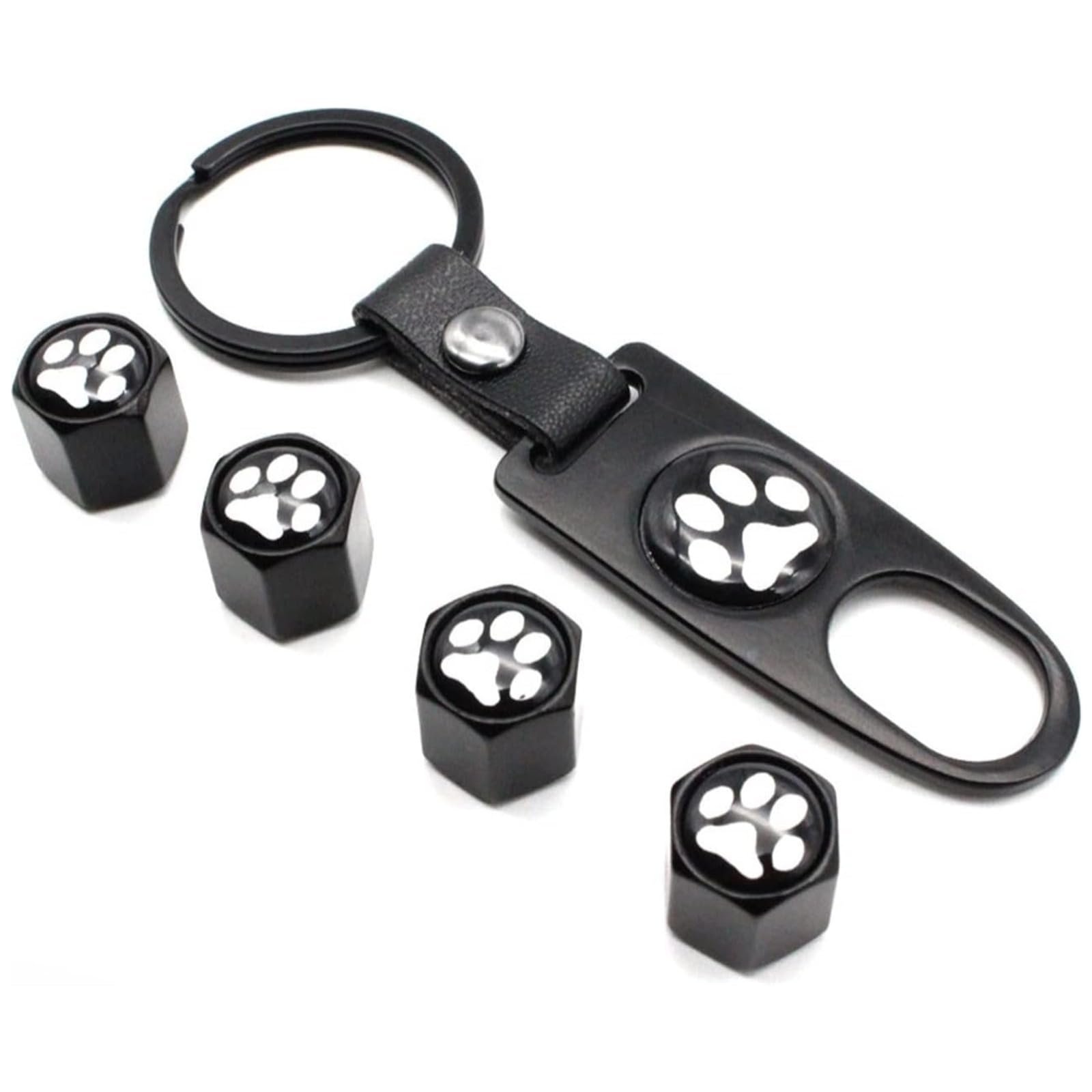 

Колпачки ниппелей шин Кот , Набор из 4 штук, Колпачки ниппелей Колпачки воздушных ниппелей Автомобиль Металл, Алюминиевый сплав, Защита от коррозии, Ключ в комплекте