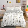 3D Bedding Set Fashion Duvet Cover Set Plant Pattern Home Textile Queen King Size Quilt Cover Pillowcase Bed Linen Drop Shipping