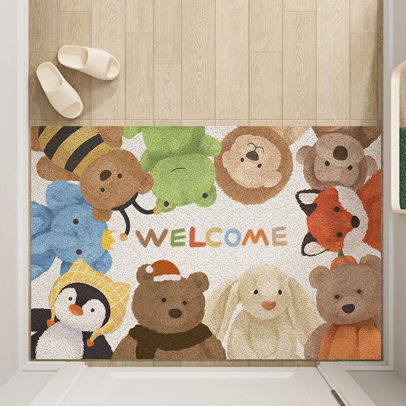 Ryan Entryway Door Mat Entrance Door Mat Anti-Slip Dirt-Resistant Carpet Mat Cuttable Entry Foot Mat