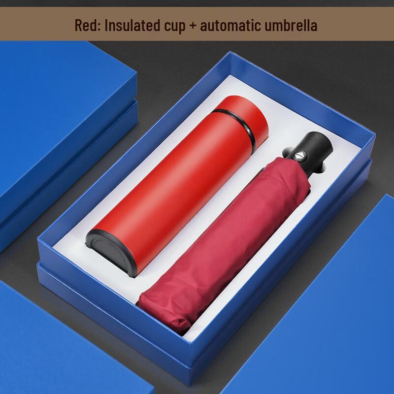 Shengbei Vacuum Flask and Umbrella Gift Set