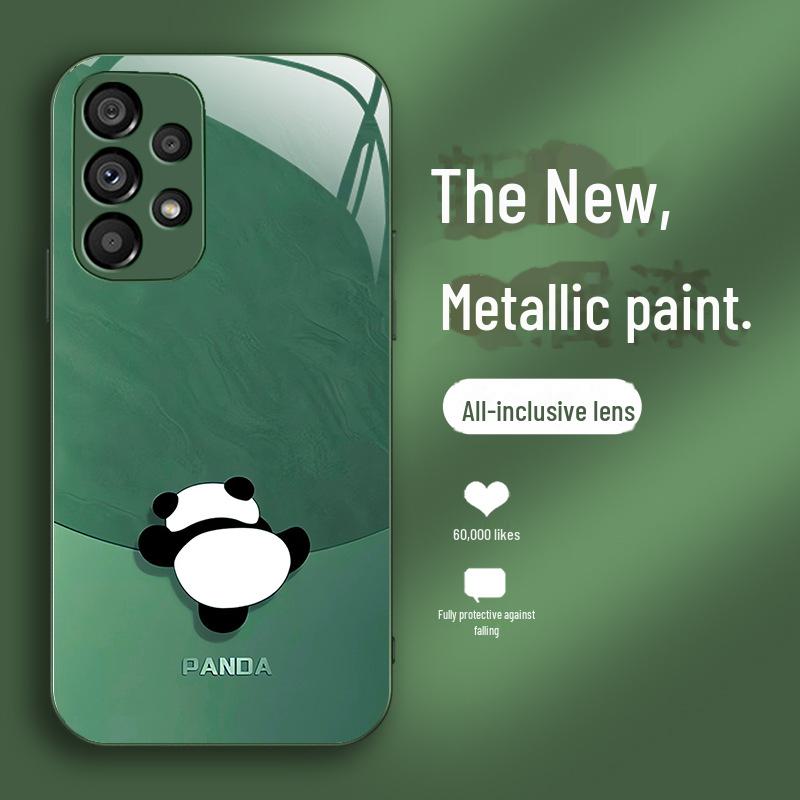 

Чехол из жидкого стекла Climbing Panda для Samsung S20Plus с ультрауниверсальным объективом для S10Plus — симпатичный дизайн. S23 Plus