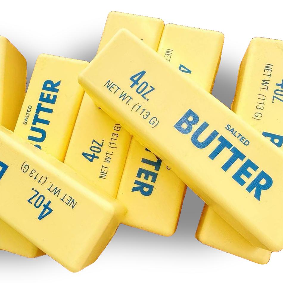 Random Color 1 Piecesoft Butter Sticks Soft And Yellow 4 Ounces 1 Piece Of Cream-Flavored Model For Play And Sensory Entertainme