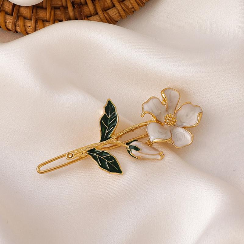 

Lovely Alloy Flower Hair Side Clips Hairpin for Women Girls Headband for Wedding Party Hair Accessories Headwear Ornament