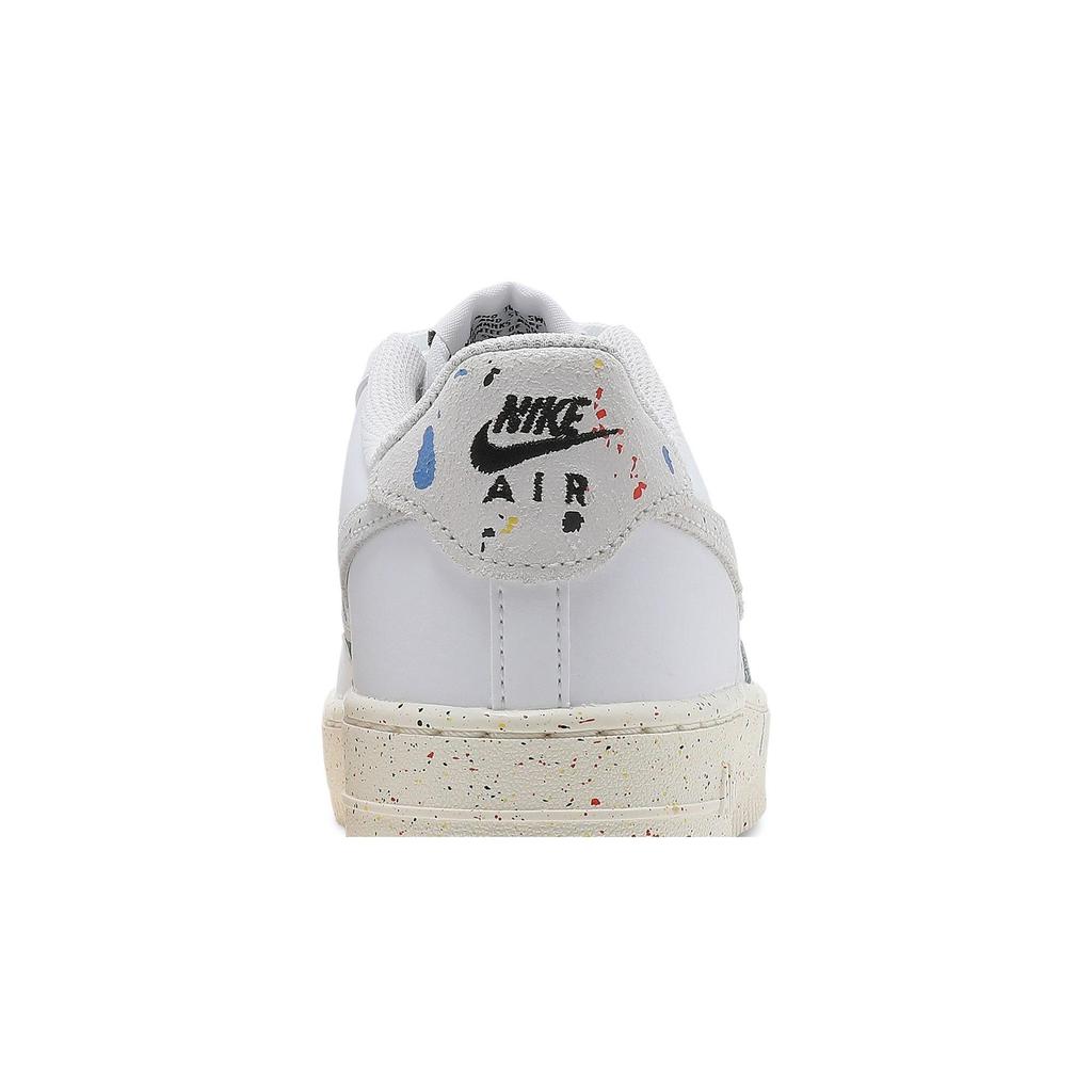 Nike Air Force 1 LV8 3 Grade School 'Paint Splatter - White' (Unisex) White / Sail / White / White Kids' Skateboarding Shoes DJ2598 100