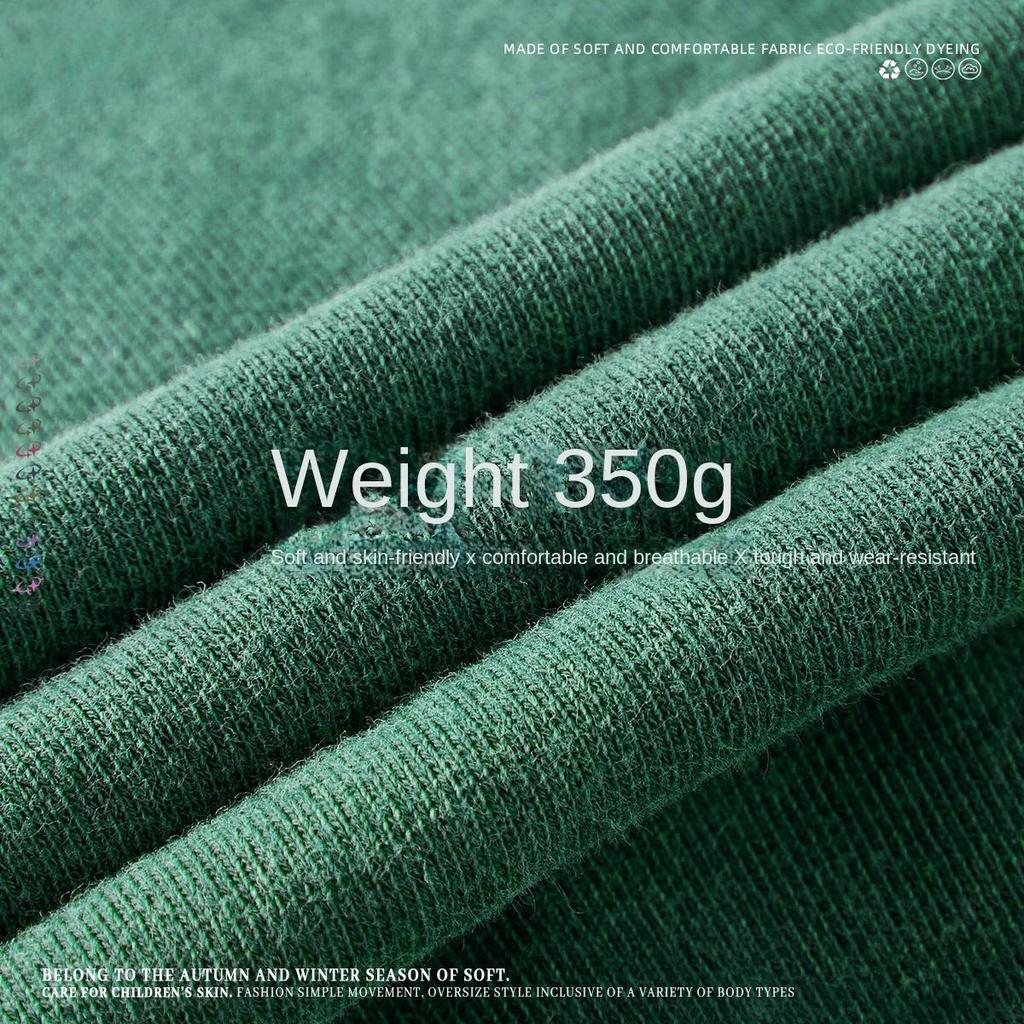 Children's Streetwear Trendy Cool 350G Terry Cotton Vintage Zipper Hoodies Boys Girls Casual Sport Tops Outerwear Kids Clothes