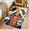 Naruto Character Personalized Text Area Rug Suitable for Outdoor Study room Living Rooms Foyer Anti-slip Rug Anime Office Decor Best for Christmas