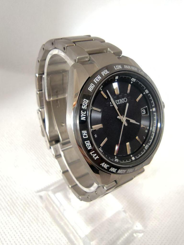 [USED] Seiko Brightz World Time Titanium Radio Solar Watch