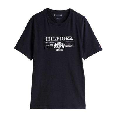 Herren T-Shirt aus Baumwolle mit gesticktem Logo