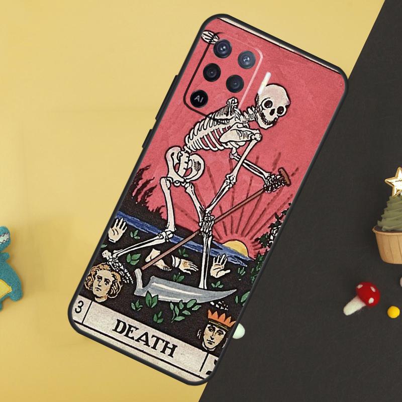 moon Tarot Mystery totem Case For Oppo A58 A78 A98 A18 A38 A74 A94 A54 A15 A17 A57 A6 A5 Pro A16 A76 A96 A40 A60 A80