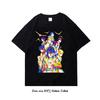 Herren T-Shirts Hip Hop Streetwear Japanischer Anime Druck Übergroße Oberteile Harajuku Baumwolle Sommer Kurzarm T-Shirt