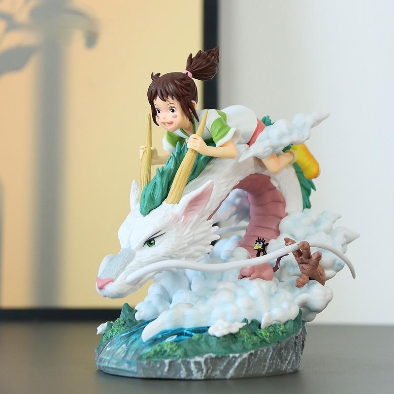 Neue Cartoon Anime Figur Ogino Chihiro und Nigihayami Kohakunushi Actionfiguren PVC Action Modell Puppe Sammlerstück Spielzeug Geschenk