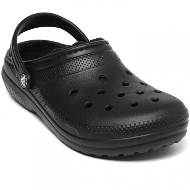 Crocs Kids Adult Classic Lined Clogs Fur Indoor Shoes K 207010 060