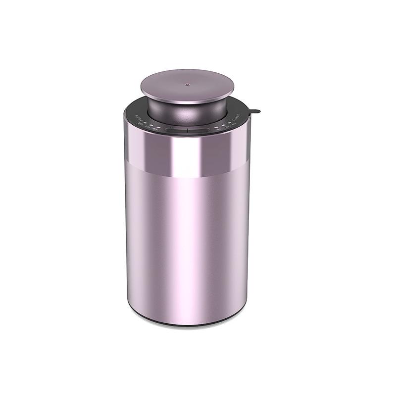Smart Car Start-Stop Aluminum Aroma Diffuser with One-Button Control and Automatic Scent Release.