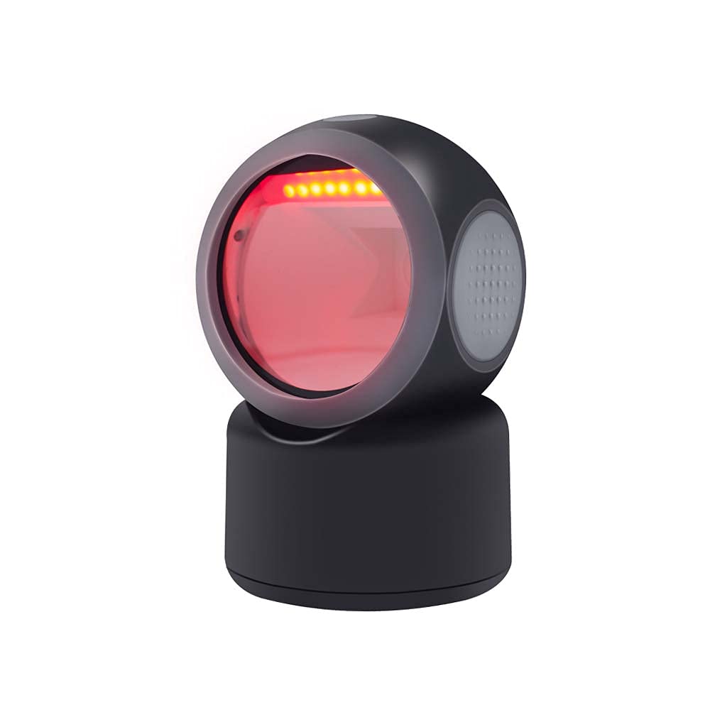 Symcode 2D Fixed Barcode Scanner, USB Wired Barcode Reader, Suitable for Stores/Offices/Logistics/Warehouses/Libraries, etc., Hands-Free Mobile Paymen