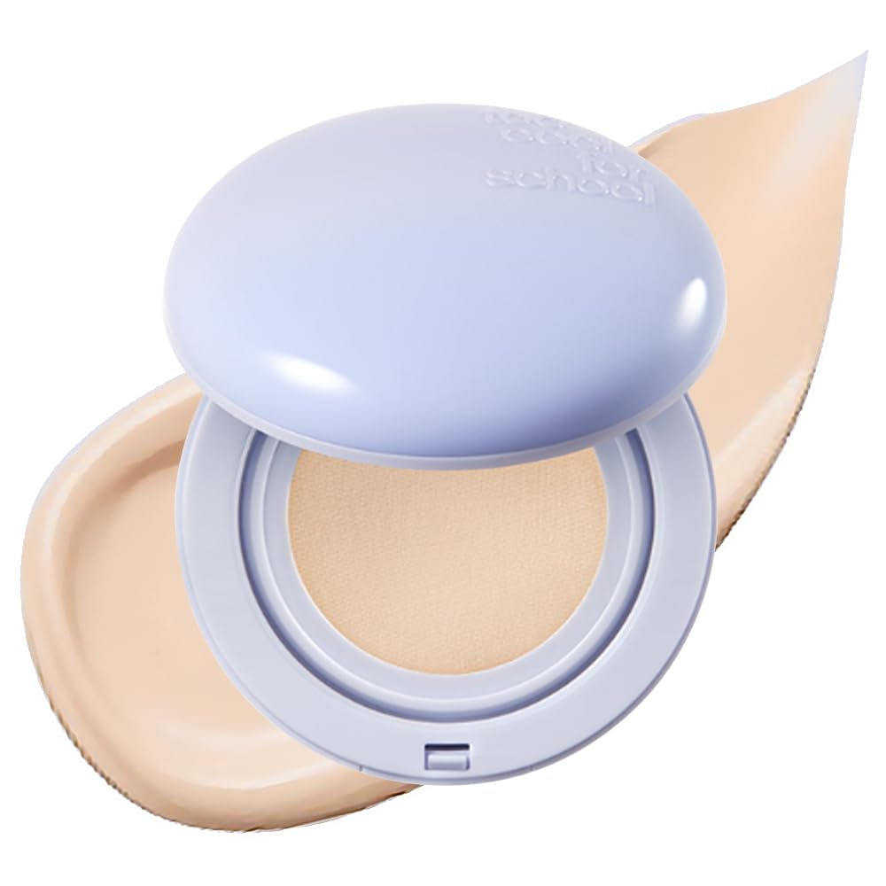 Too Cool for School Air Fit Cushion 12g Refill 12g Hypoallergenic Vegan Cushion Foundation Pact + / SPF50+ PA++++ / (#1 Porcelain)