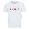 Evolution des Calisthenics Herren T-Shirt Mode Rundhals Hip-Hop Sommer Harajuku Baumwolle T-Shirt Druck T-Shirt Camisa Streetwear