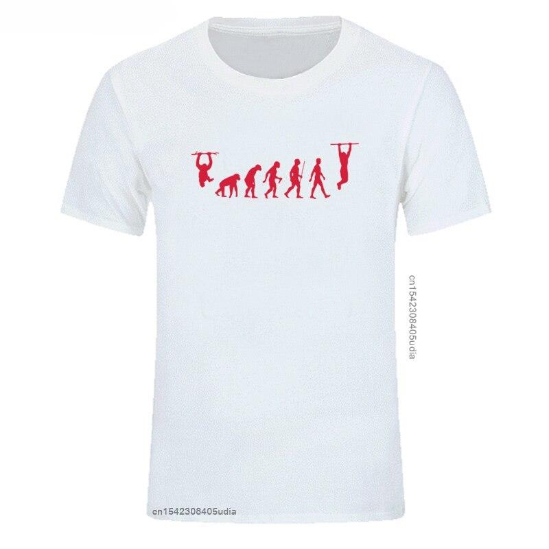 Evolution des Calisthenics Herren T-Shirt Mode Rundhals Hip-Hop Sommer Harajuku Baumwolle T-Shirt Druck T-Shirt Camisa Streetwear