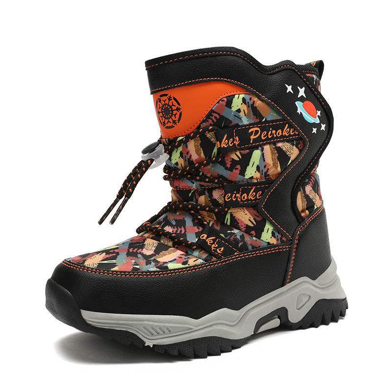 

Осень и зима бархатные детские зимние ботинки холодные хлопковые ботинки женская обувь зимние ботинки утолщенные ботинки для мальчиков хлопковая обувь теплая зимняя обувь 38